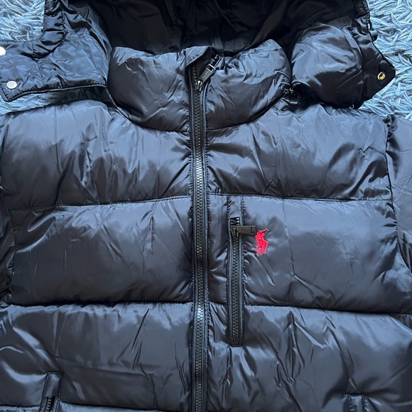 Ralph Lauren Black Puffer Jacket - Picture 2 of 3
